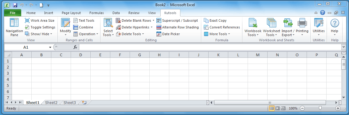 kutools plus for excel